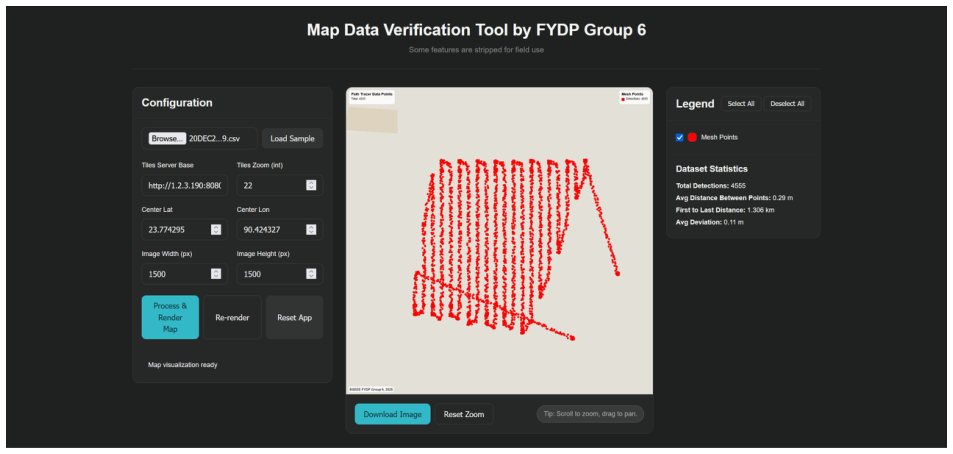 Modified MapDVT Interface